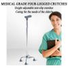 Crutches for Older Adults, Adjustable Lightweight 4-Leg Walker view 3