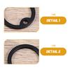 INOOMP Silicone Dog Tag Silencers, 20-Pack, Black view 3
