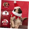 BESPORTBLE 3-Piece Adjustable Christmas Pet Collar Set with Bells view 3