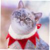 BESPORTBLE 3-Piece Adjustable Christmas Pet Collar Set with Bells view 4