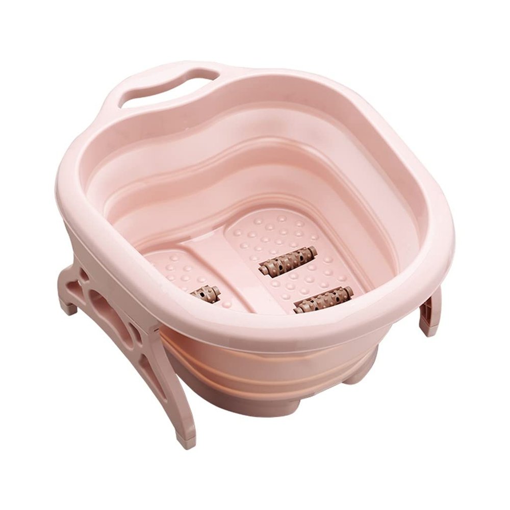 Massage Bucket, Soaking Bucket, Collapsible Basin, Spa Foot Bath Bucket, Household Sauna Bathtub (Color: A, Gre (C Chaser of Light