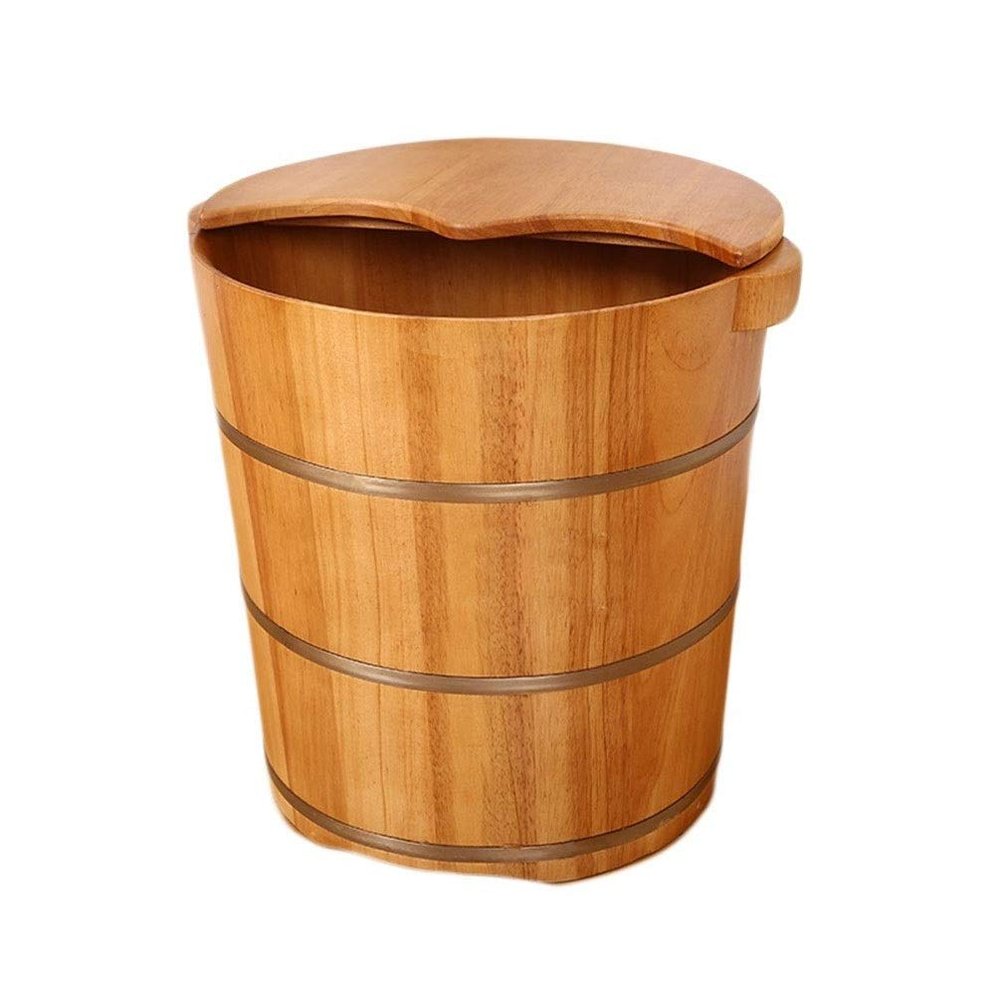 GSKDBCC Wooden Foot Bath for Pedicure and Foot Soaking, Adult Foot Basin, Foot Spa (Size: B) – Chaser of Light