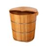 GSKDBCC Wooden Foot Bath for Pedicure and Foot Soaking, Adult Foot Basin, Foot Spa (Size: B) – Chaser of Light view 1