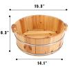 Wooden Foot Bath Bucket, Basin and Tub for Fatigue Relief view 4