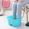 GSKDBCC Foot Bath Bucket, Plastic Household Foot Bath Basin, Raised and Reinforced, Massage Health Foot Bath (Pink) Chaser of Light view 4