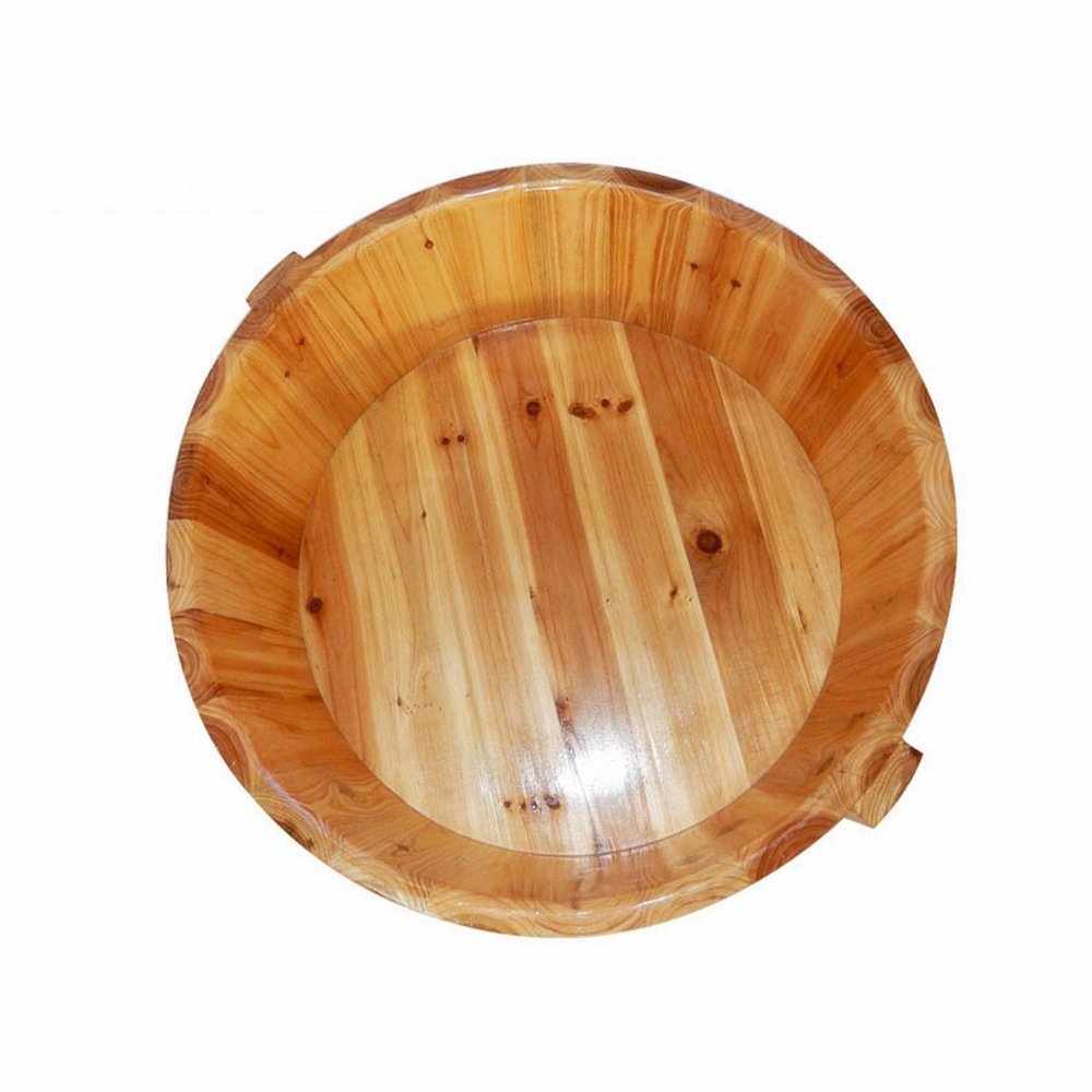 GSKDBCC Foot Bath Tub Foot Basin Wooden Bucket Pedicure Tub for Home, Chaser of Light