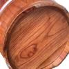 GSKDBCC Wooden Barrel Foot Bath Tub, Foot-Soaking Basin, Wooden Pedicure Bucket, Foot Spa for Adults, Independence Gift, Chaser of Light view 2