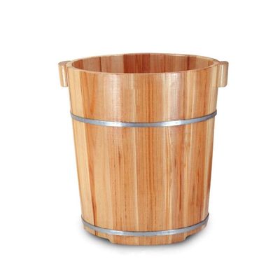 GSKDBCC Wooden Barrel Foot Bath for Adults, Chaser of Light