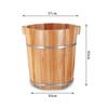 GSKDBCC Wooden Barrel Foot Bath for Adults, Chaser of Light view 3