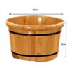 GSKDBCC Wooden Barrel Foot Bath with Massager – Chaser of Light view 4