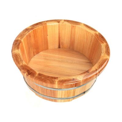 GSKDBCC Wooden Barrel Foot Bath Tub, Foot-Washing Basin, Foot Bath Bucket, Natural Fir Wood, Chaser of Light