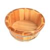 GSKDBCC Wooden Barrel Foot Bath Tub, Foot-Washing Basin, Foot Bath Bucket, Natural Fir Wood, Chaser of Light view 1