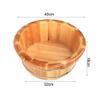 GSKDBCC Wooden Barrel Foot Bath Tub, Foot-Washing Basin, Foot Bath Bucket, Natural Fir Wood, Chaser of Light view 4