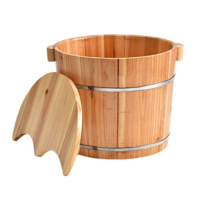 GSKDBCC Wooden Barrel Foot Bath for Soaking Feet, Foot Basin for Adults, Wooden Bucket Gift for Pedicures – Chaser of Light
