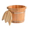 GSKDBCC Wooden Barrel Foot Bath for Soaking Feet, Foot Basin for Adults, Wooden Bucket Gift for Pedicures – Chaser of Light view 1