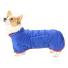 INOOMP Quick-Drying Super Absorbent Pet Bath Towel for Dogs and Cats, Blue view 2