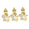 HONMEET 3-Pack Star Glass Roller Bottles, 10 mL, with Roll-On Closure view 1