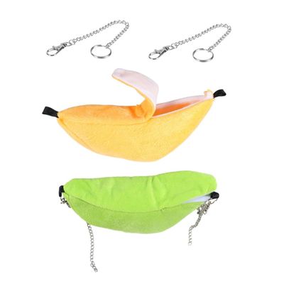 INOOMP 2-Piece Small Animal Hammock for Hamsters and Rats