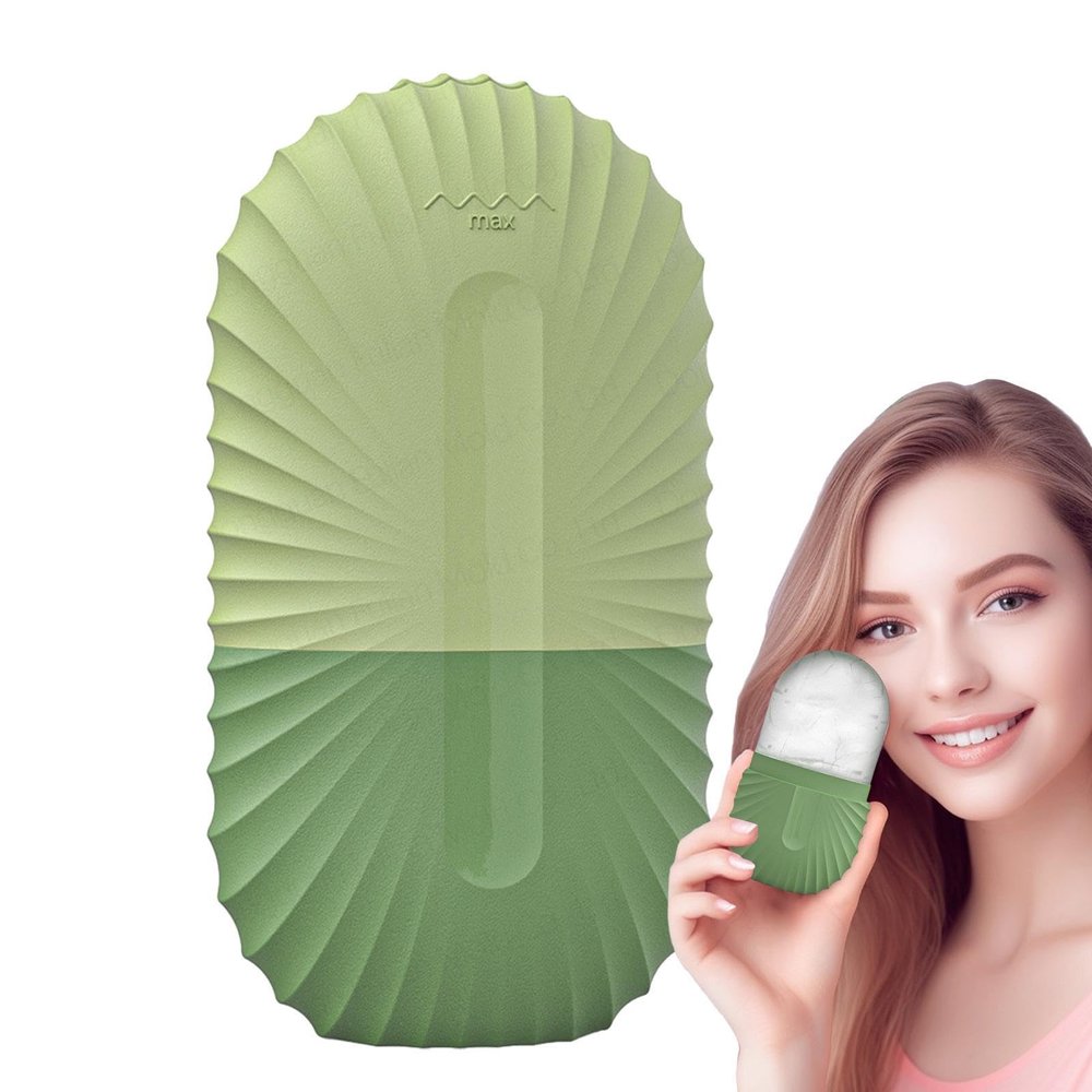 Aizuoni Reusable Ice Face Roller, Silicone Cooling Skin Care Tool