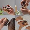 Wooden Hedgehog Massage Comb for Scalp and Hair view 2