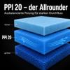 VIALIA Pond & Aquarium Filter Mat, 50 x 50 x 10 cm, PPI 20 Medium view 3
