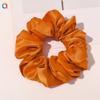 Anevous 3-Pack Solid-Color Scrunchies for Women and Girls, Orange view 2