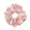 Anevous 5-Pack Solid-Color Scrunchies for Women, Soft Elastic Hair Ties, Pink B view 1