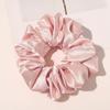 Anevous 5-Pack Solid-Color Scrunchies for Women, Soft Elastic Hair Ties, Pink B view 2