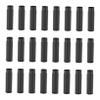 Healeved 75-Piece Empty Black Plastic Lip Balm Tubes view 1