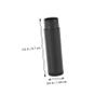 Healeved 75-Piece Empty Black Plastic Lip Balm Tubes view 2