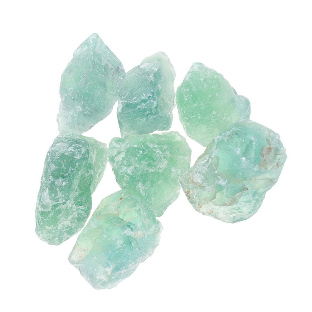 HAPINARY 1-Set Green Fluorite Decorative Stones for Aquariums and Plants