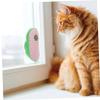Sticky Wall-Mounted Cat Massage Comb, Pink ABS view 4