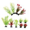 Happyyami 11-Piece Aquarium Plant Decoration view 1