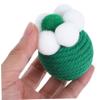 BCOATH Interactive Cat Toy Wool Ball with Bell view 4