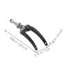 BCOATH Metal Front Caster Fork Holders for Wheelchairs, Black, 2-Pack with Bearings, for 7- and 8-Inch Wheels view 2