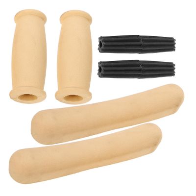 SEWOART Rubber Crutch Pads, Non-Slip and Comfortable, for Underarm and Forearm Crutches, Easy to Remove
