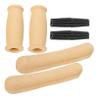 SEWOART Rubber Crutch Pads, Non-Slip and Comfortable, for Underarm and Forearm Crutches, Easy to Remove view 1