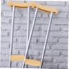 SEWOART Rubber Crutch Pads, Non-Slip and Comfortable, for Underarm and Forearm Crutches, Easy to Remove view 2