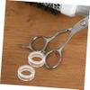 WOONEKY 10-Pack Silicone Scissor Finger Rings view 2