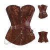 TRIGLICOLEUM Women's Full-Bust Tummy-Control Corset Top view 2