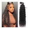 Human Hair Water Wave Bundles, Brazilian Deep Wave Human Hair, 3 Bundles for Black Women, 100% Human Hair Extensions (20 inches, 1 p view 1
