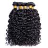 Human Hair Water Wave Bundles, Brazilian Deep Wave Human Hair, 3 Bundles for Black Women, 100% Human Hair Extensions (20 inches, 1 p view 2