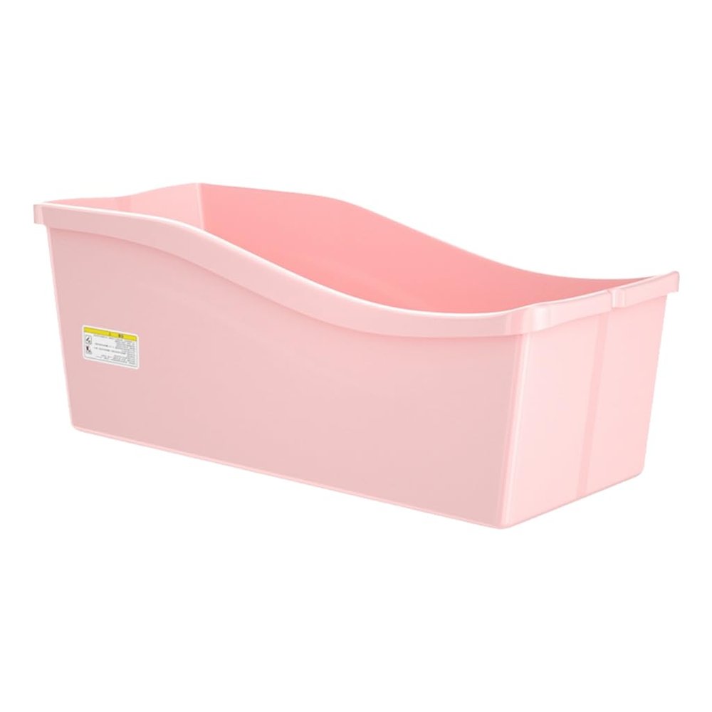 AIJUSSS Foldable Dog Bathtub with Drain Hole for Medium and Large Dogs