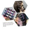 FRCOLOR 1-Piece Braided Rhinestone Hair Clip view 2