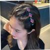 FRCOLOR 1-Piece Braided Rhinestone Hair Clip view 3