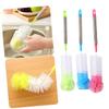 SOLUSTRE 6-Piece Bottle Brush Set with Flexible Handles and Colorful Heads for Baby Bottles, Wine Glasses and Carafes, Colors Random view 3