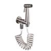 Stainless Steel Sprayer Set, Wall-Mounted Adjustable Toilet Faucet with 3 m Hose view 1