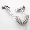 Stainless Steel Sprayer Set, Wall-Mounted Adjustable Toilet Faucet with 3 m Hose view 4