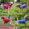 Waterproof and Windproof Outdoor Dog Jacket for Large Dogs, Yellow, 4XL view 3