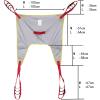 Toilet Lift Sling, Mesh Patient Lift Sling with Split Legs view 2